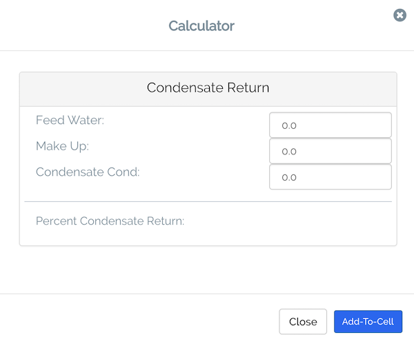 Condensate Return